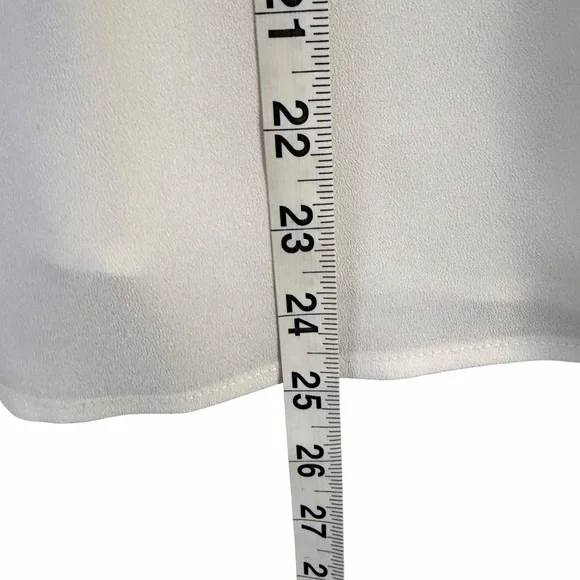 Halogen Lace Trim Cami Top Womens L‎ White Lace Trim Feminine Flirty Coquette - Picture 8 of 11